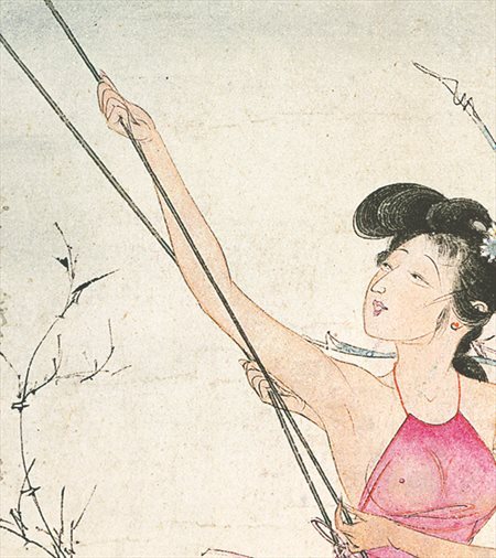 高平-胡也佛的仕女画和最知名的金瓶梅秘戏图